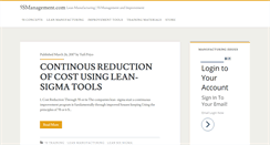 Desktop Screenshot of 5smanagement.com